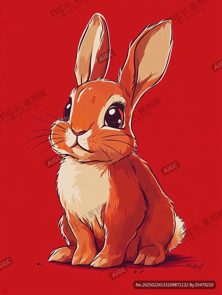 小兔临摹