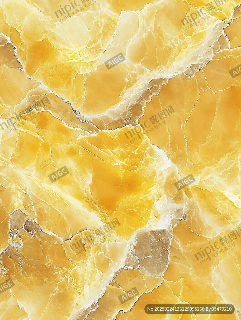 高清杏黄色大理石纹
