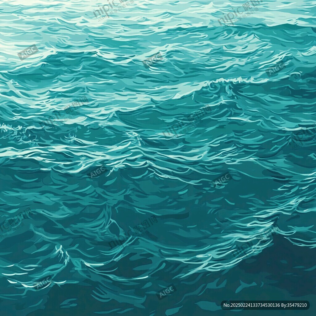 海面插画
