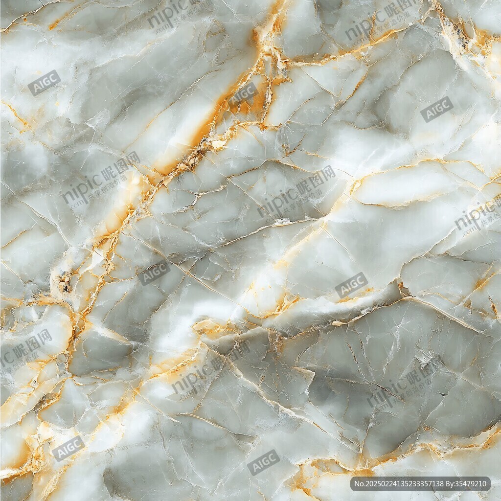 蓝色透光大理石装饰画