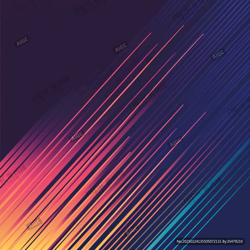 多彩竖线条渐变背景