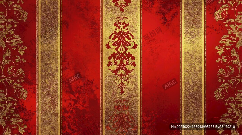 红金色欧式背景