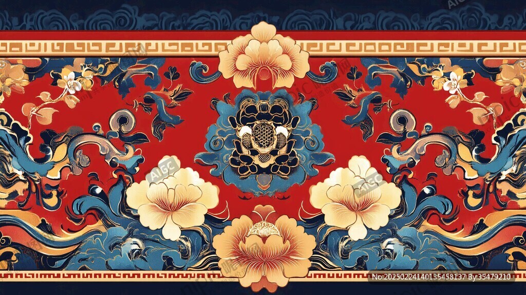 朝袍图案