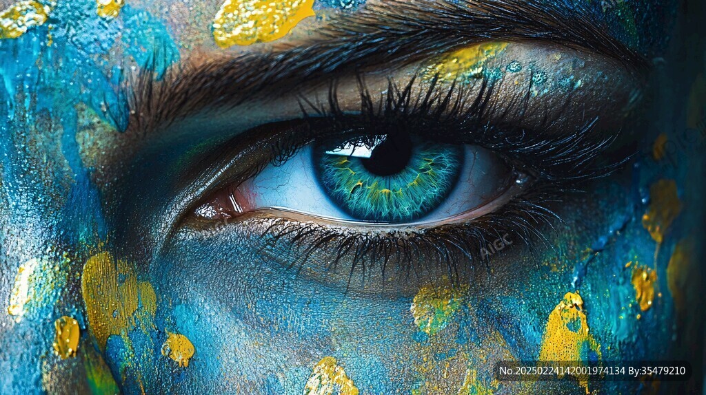 金色眼睛眼界世界