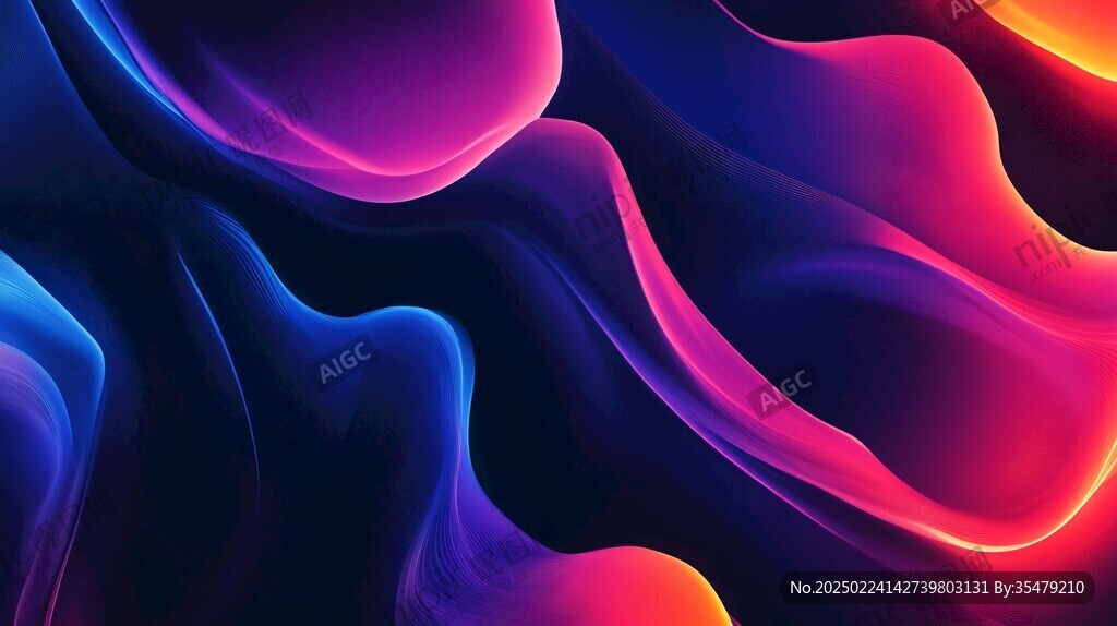 立体渐变发光体设计