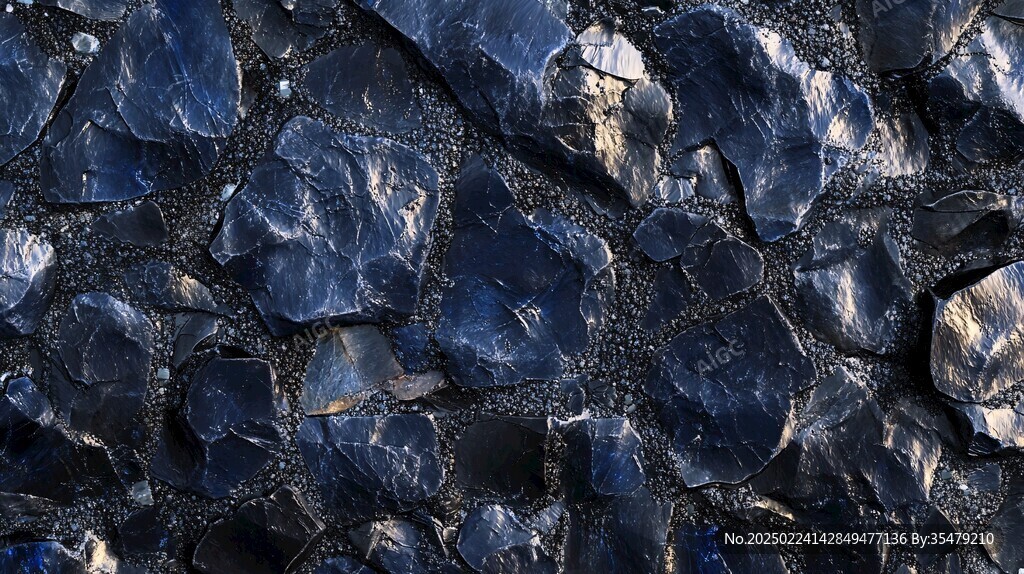 蓝色玛瑙石艺术背景