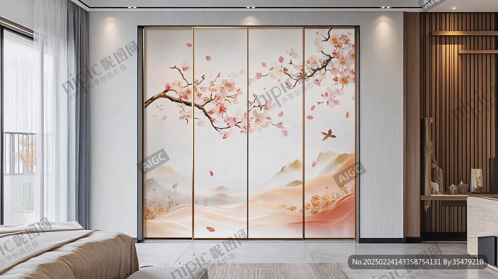 艺术玻璃屏风