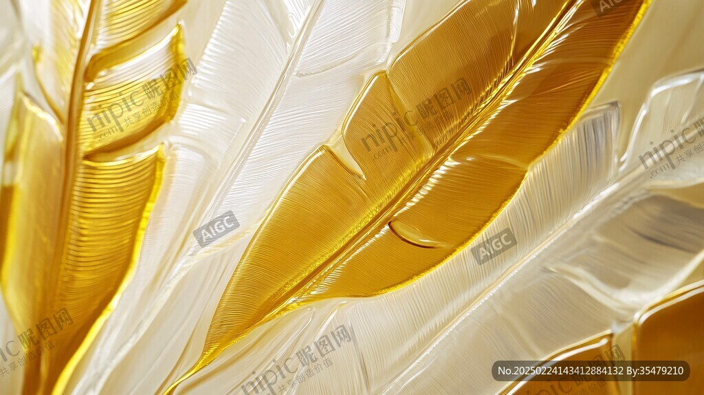 4d金色线条艺术