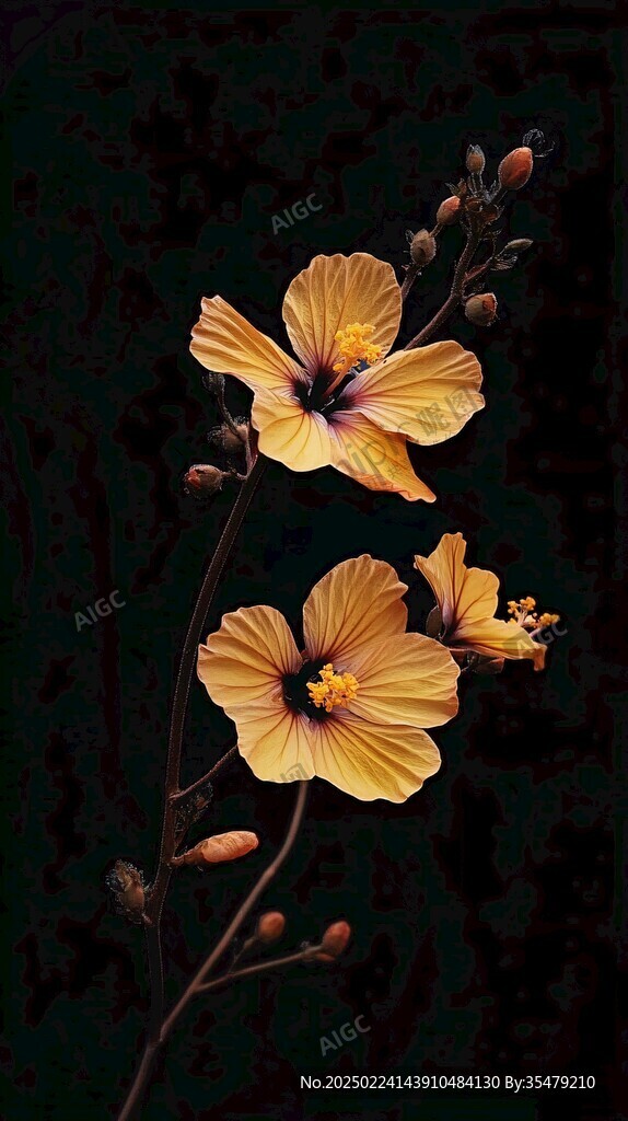 金色扶桑花