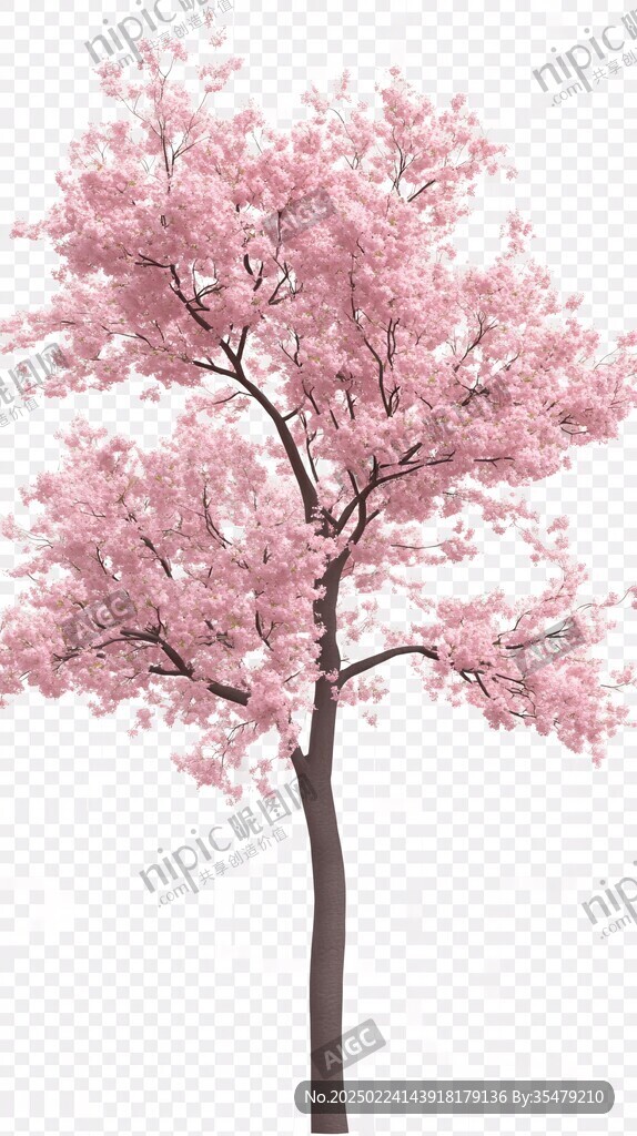 樱花树樱花素材