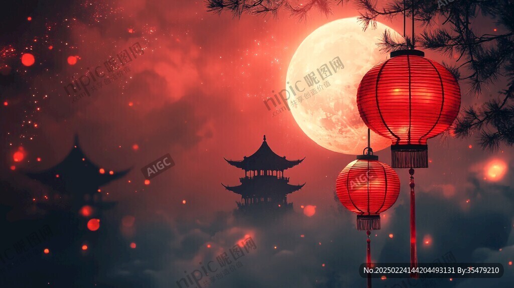 中秋唯美宽屏壁纸