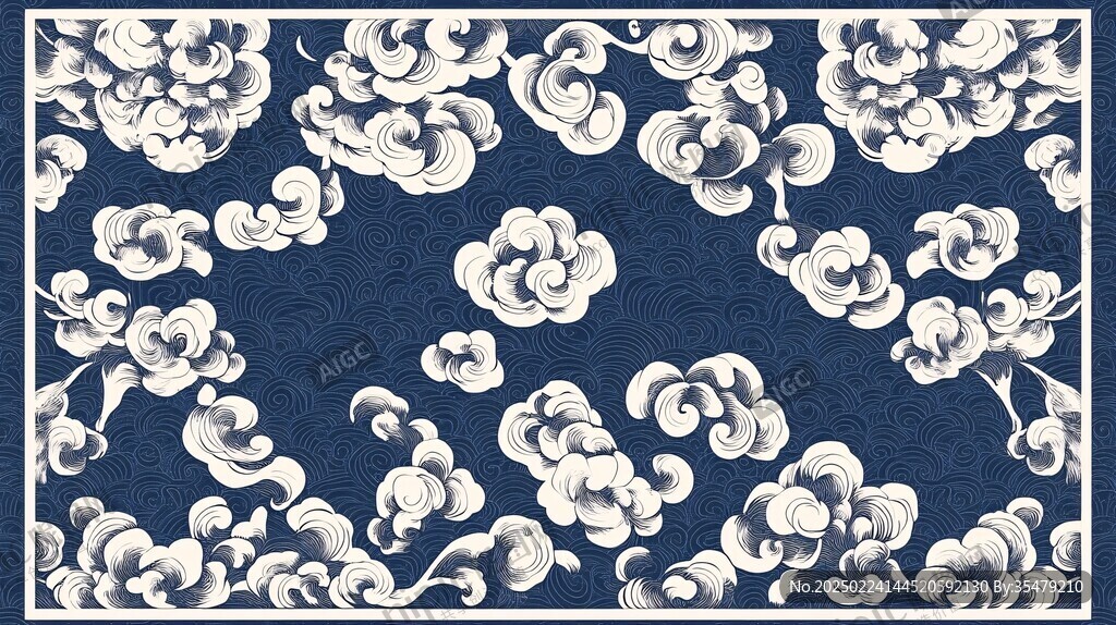云纹浮雕素材