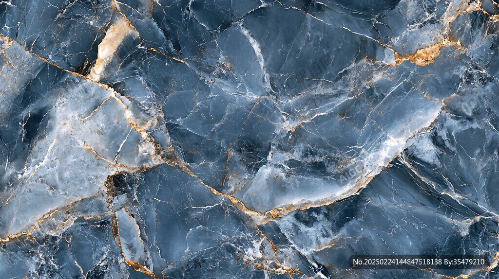 高清蓝色大理石纹理