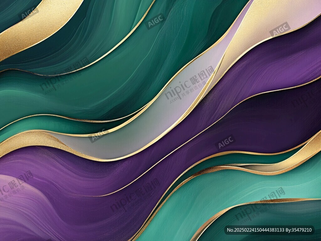 幻彩流体抽象线条背景