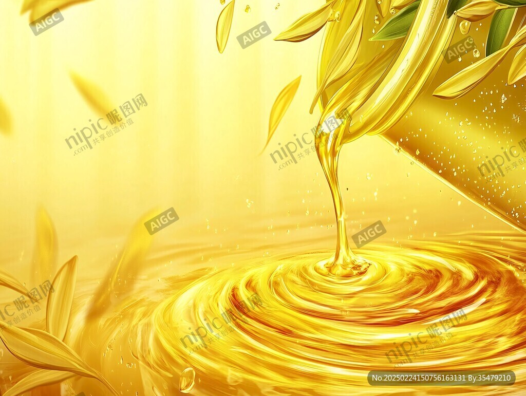 芝麻油插画