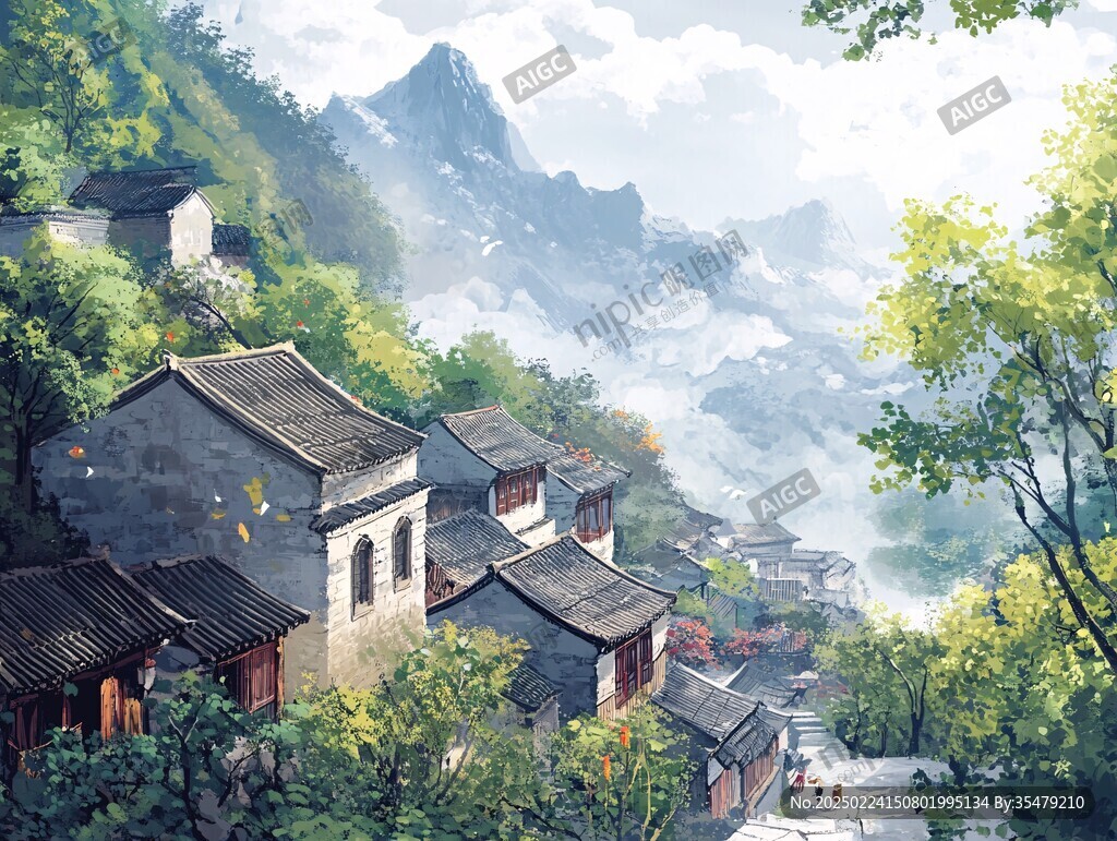 古风动画场景