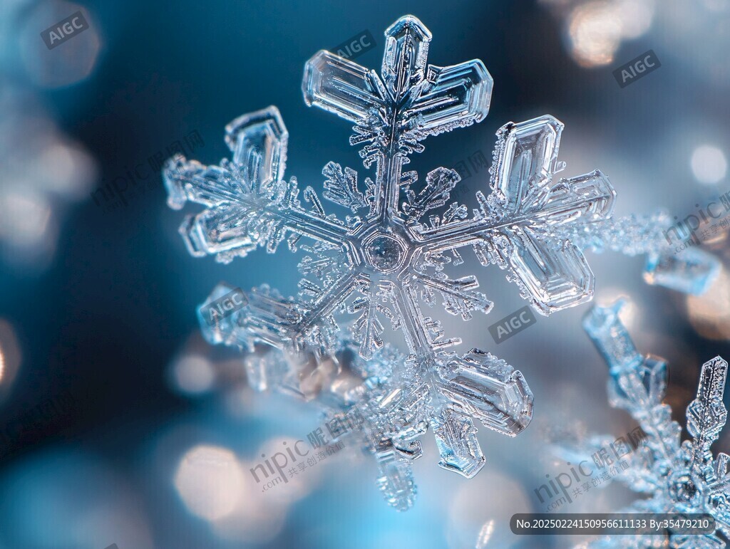 雪花效果图
