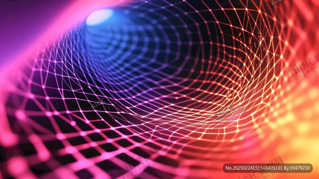 网点创意特效背景