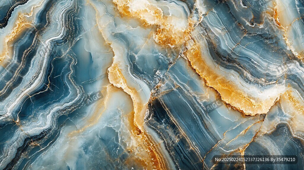 蓝色玛瑙石艺术背景