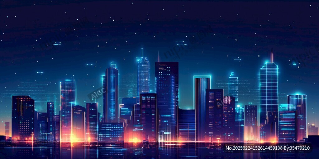 霓虹灯城市
