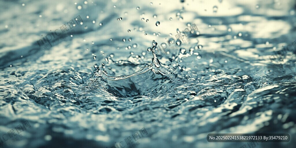 水中水波水花