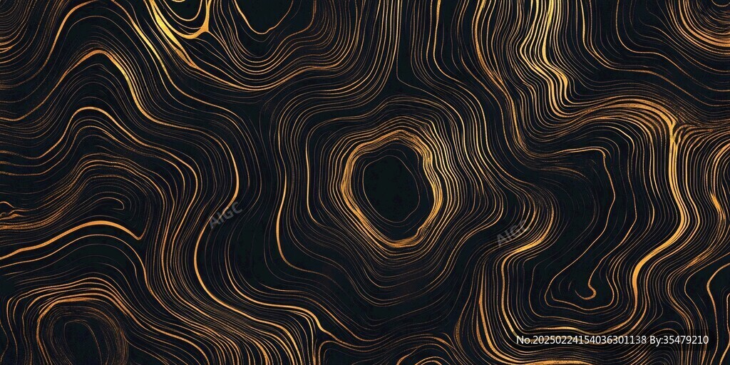 金色抽象流体纹理背景