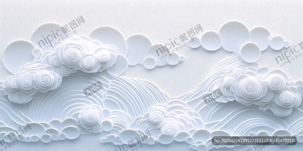 云纹浮雕素材