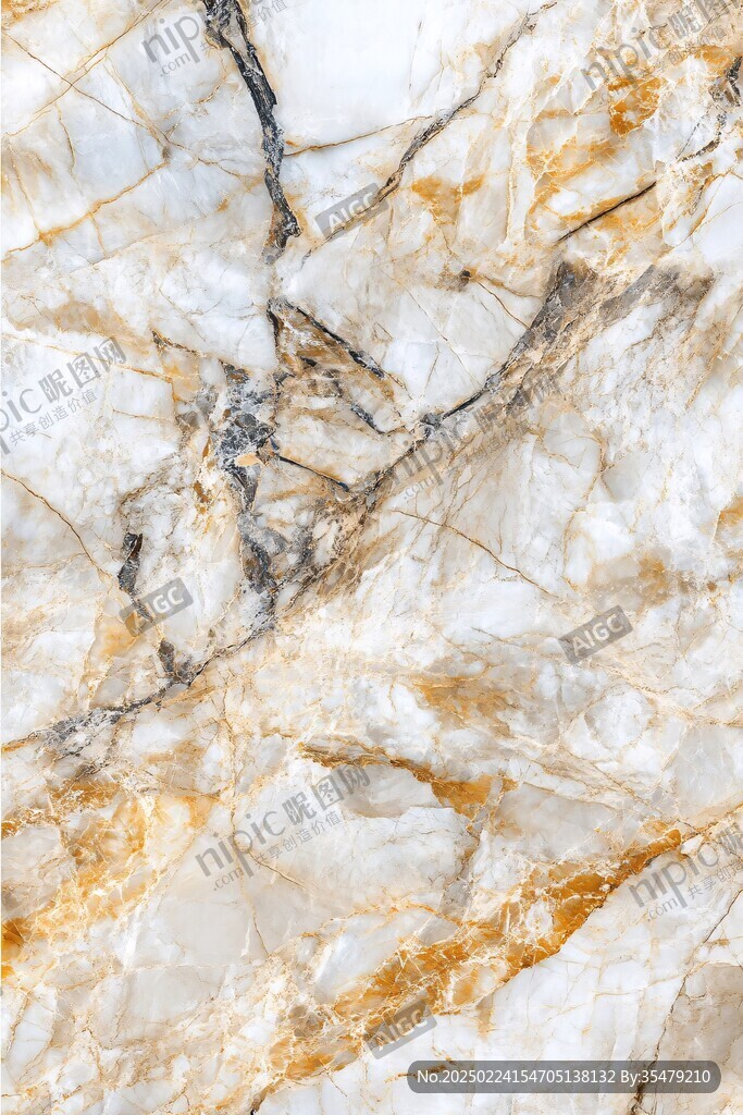 高清杏黄色大理石纹