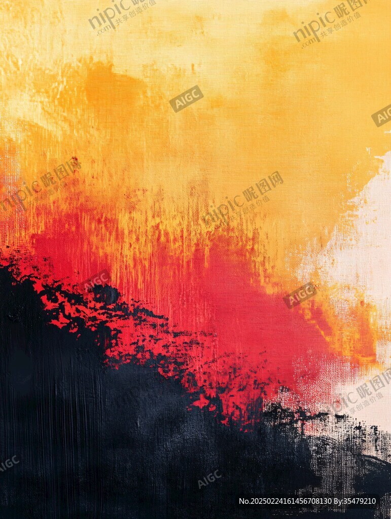 轻奢抽象油画肌理挂画