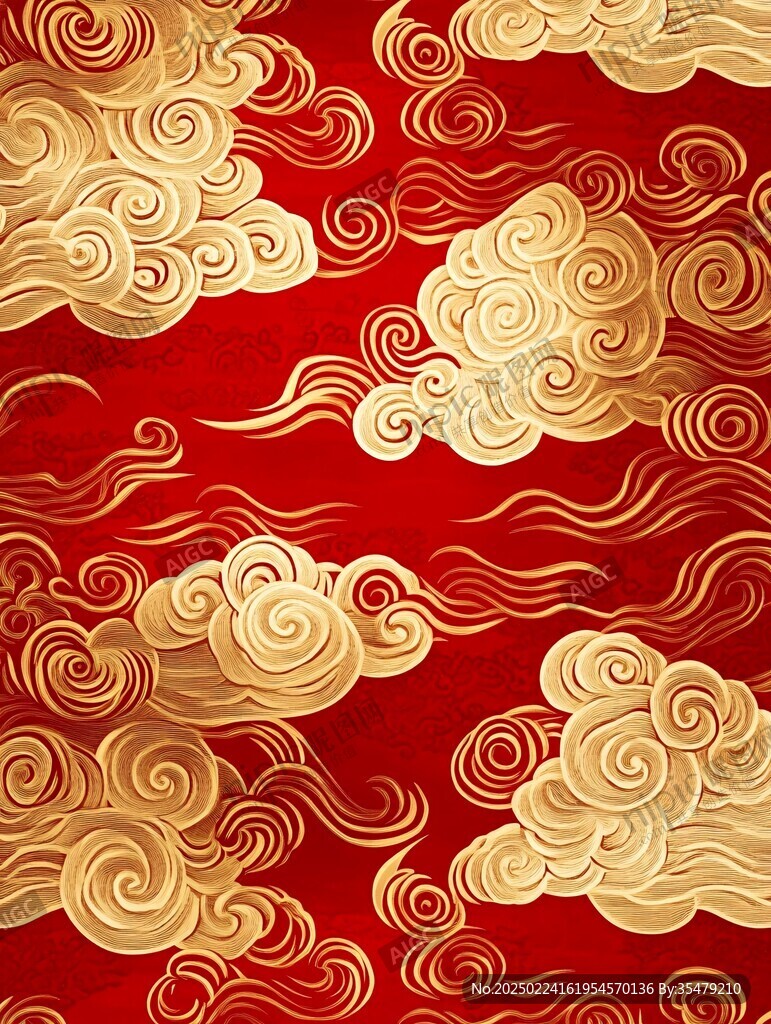 宋代云图高端云纹装饰