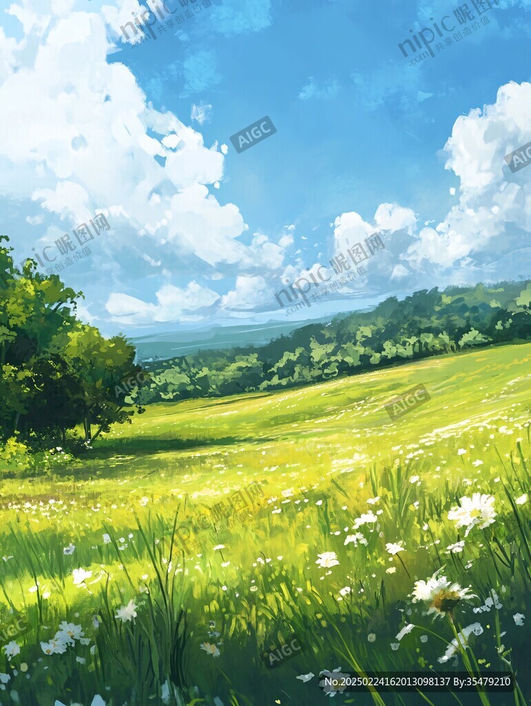 插画唯美风景