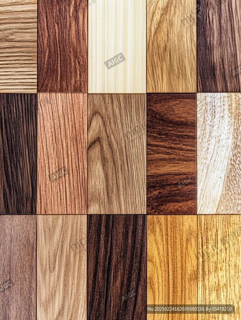 多种颜色木板木材