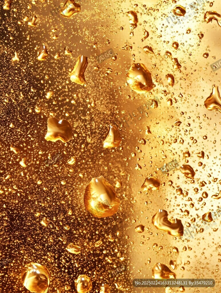 金属质感水珠
