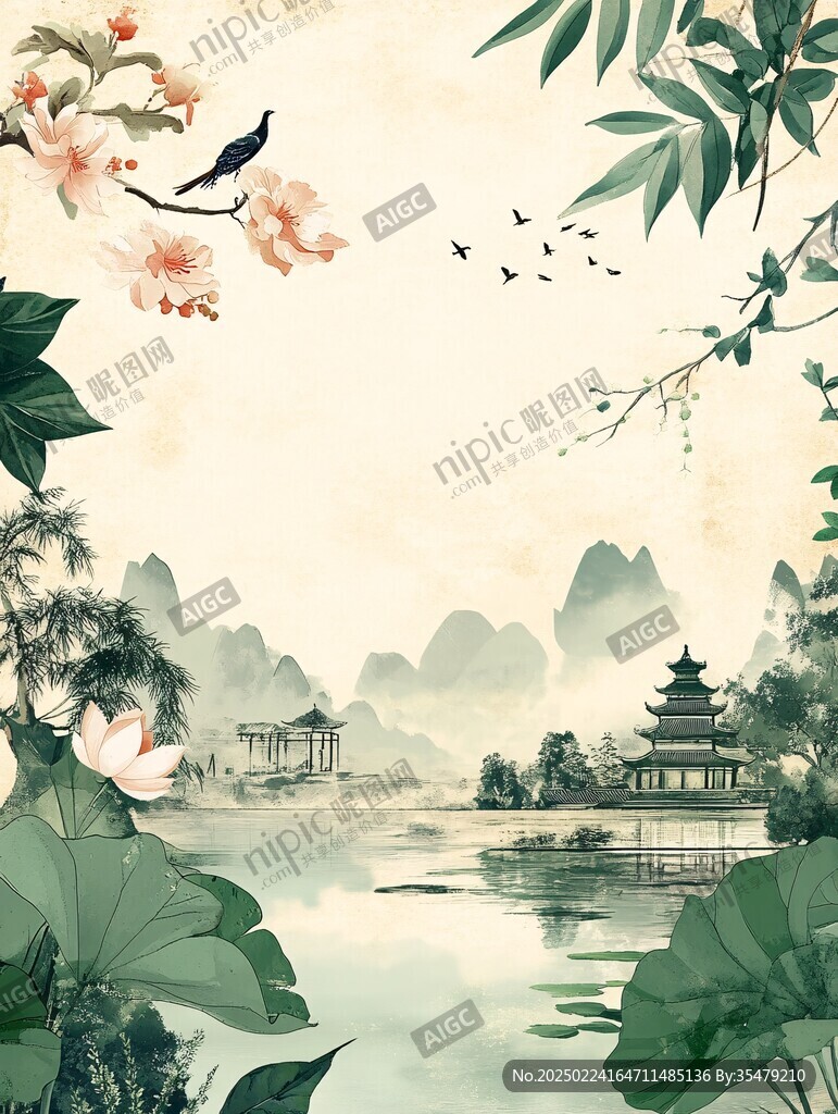 古风广西背景广西印象
