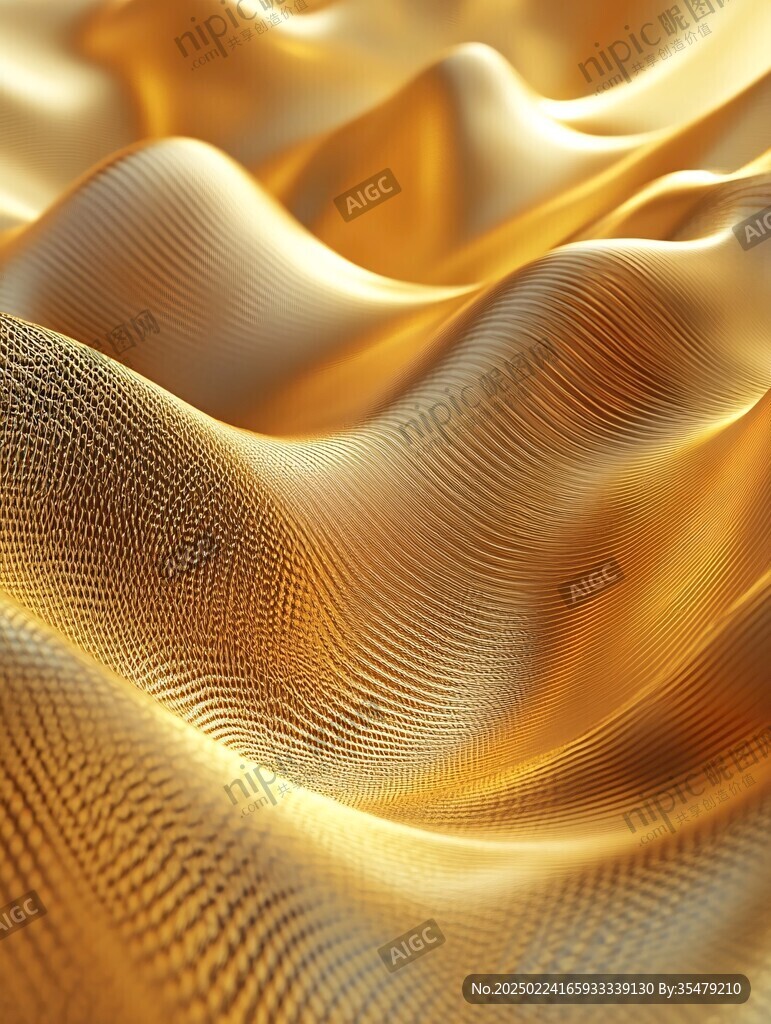4d金色线条艺术