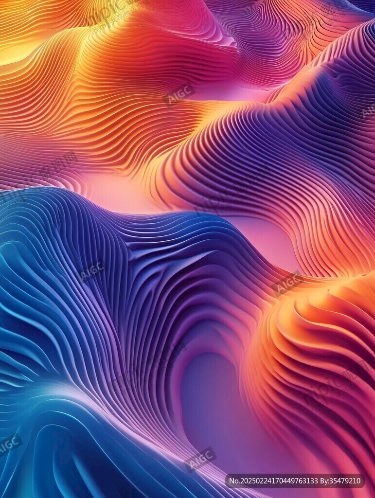 立体感酷炫渐变背景