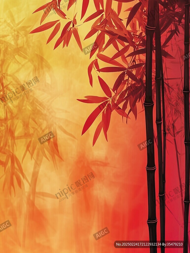 竹林艺术壁纸