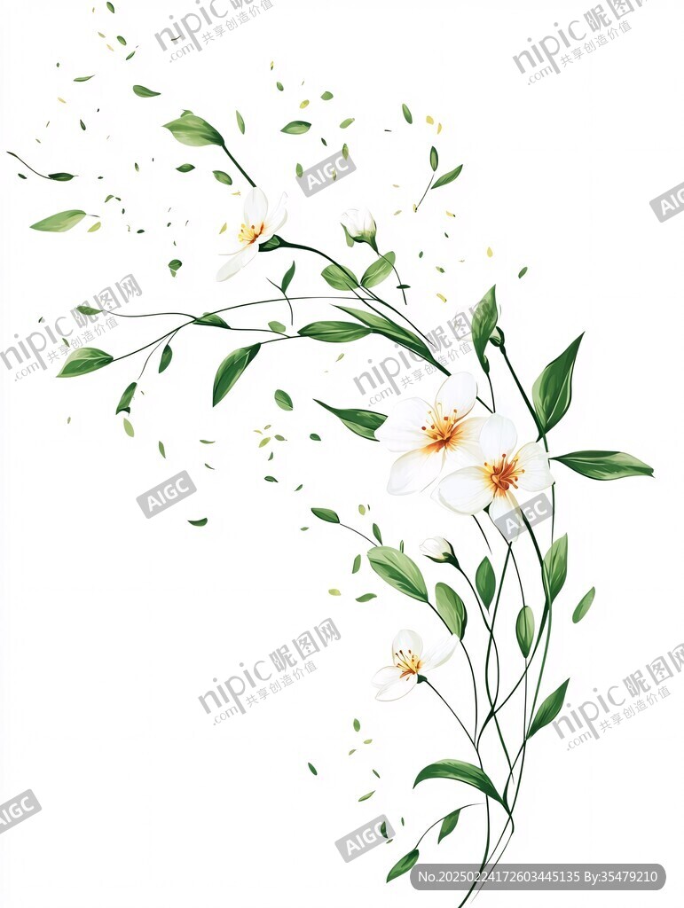花草元素免抠