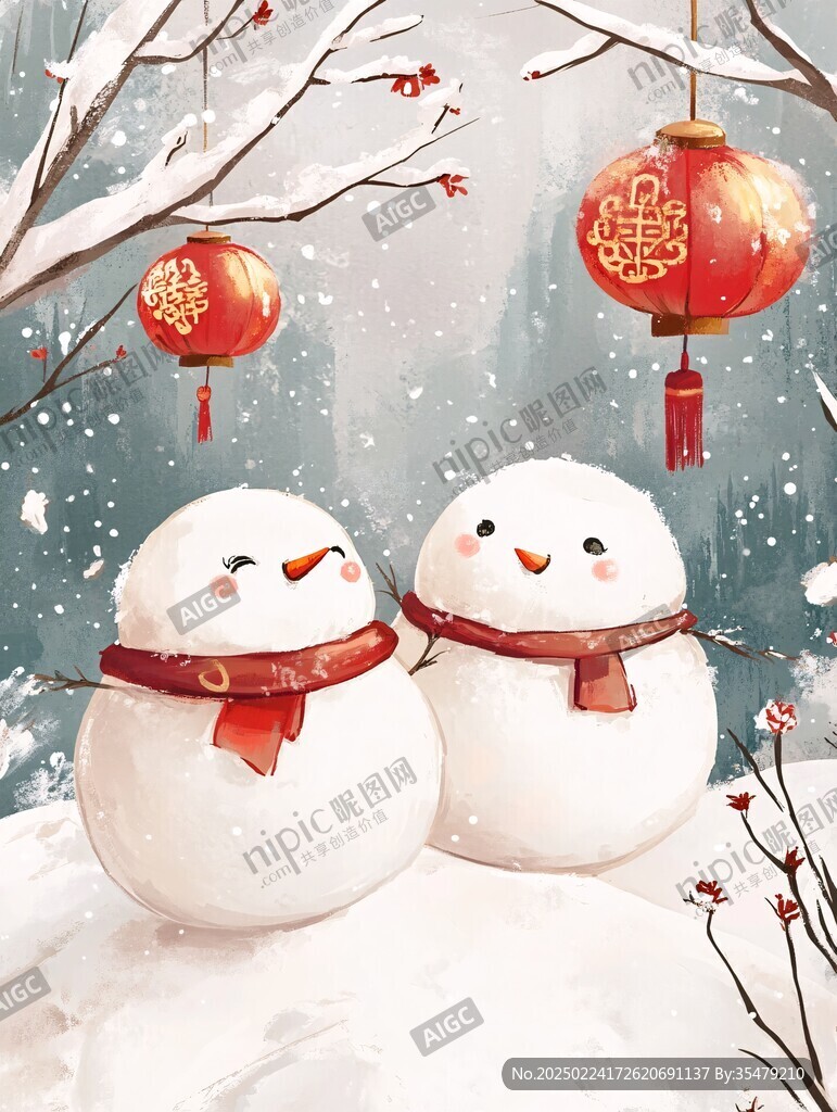 冬季雪地雪包雪馒头