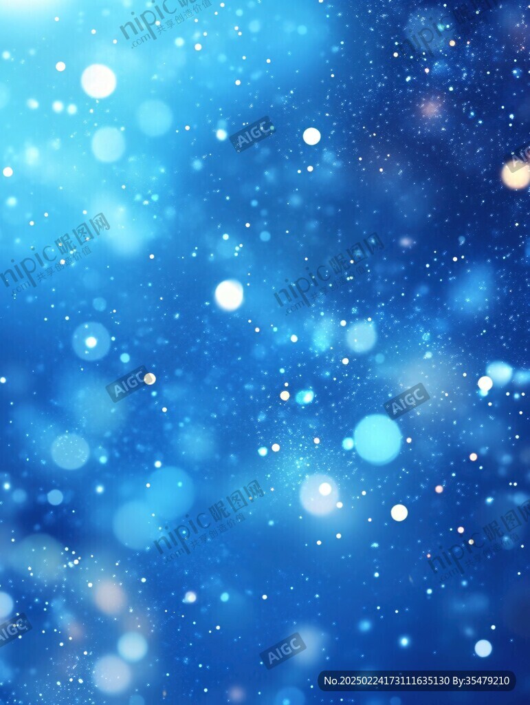 蓝色梦幻星光
