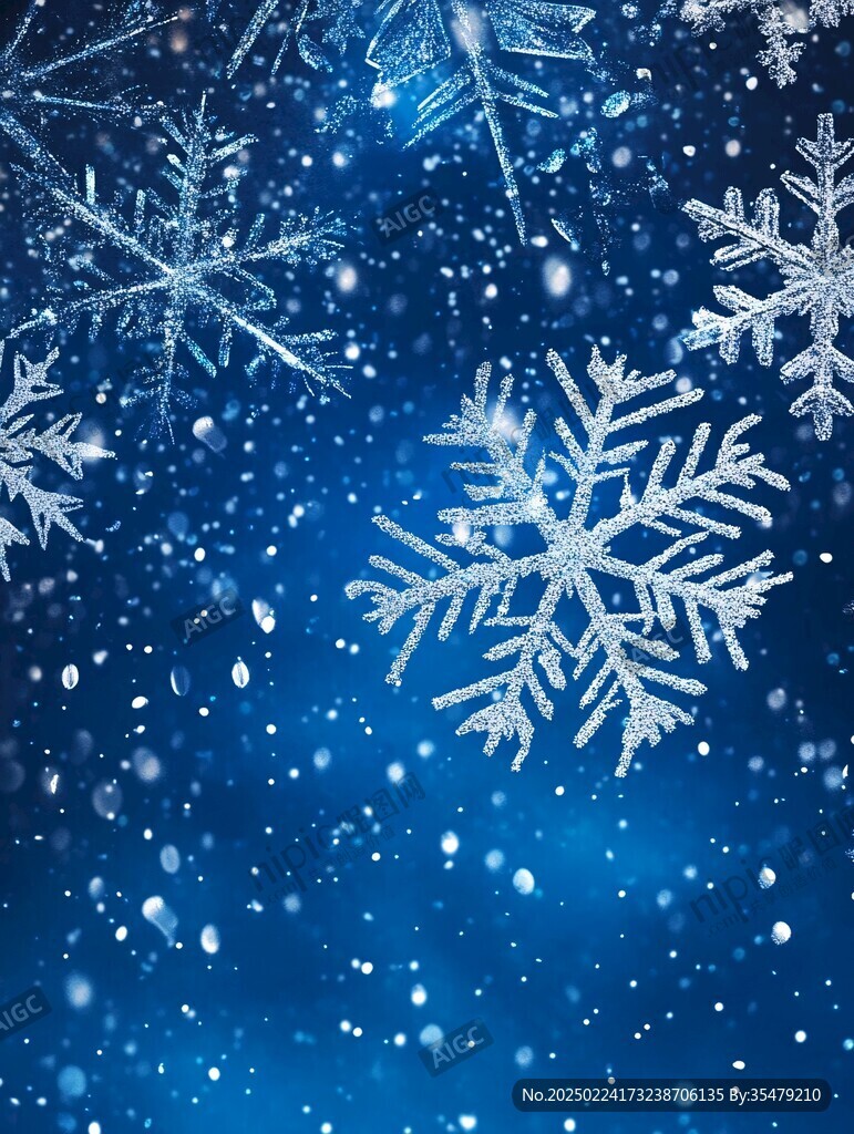 雪花背景图