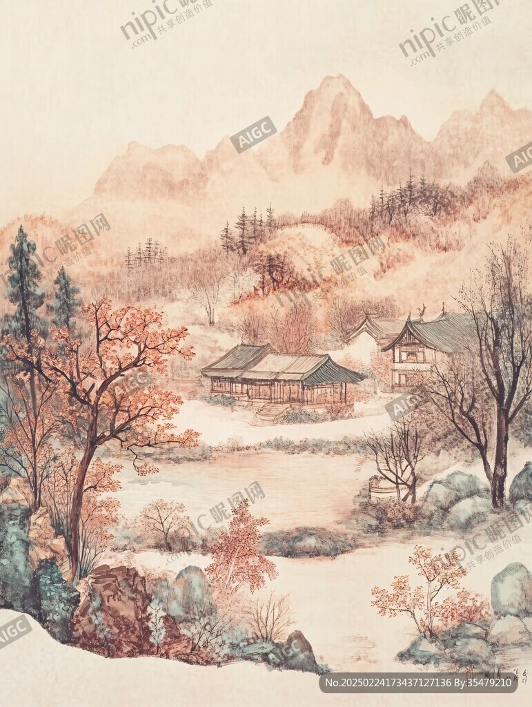 弇山园插画