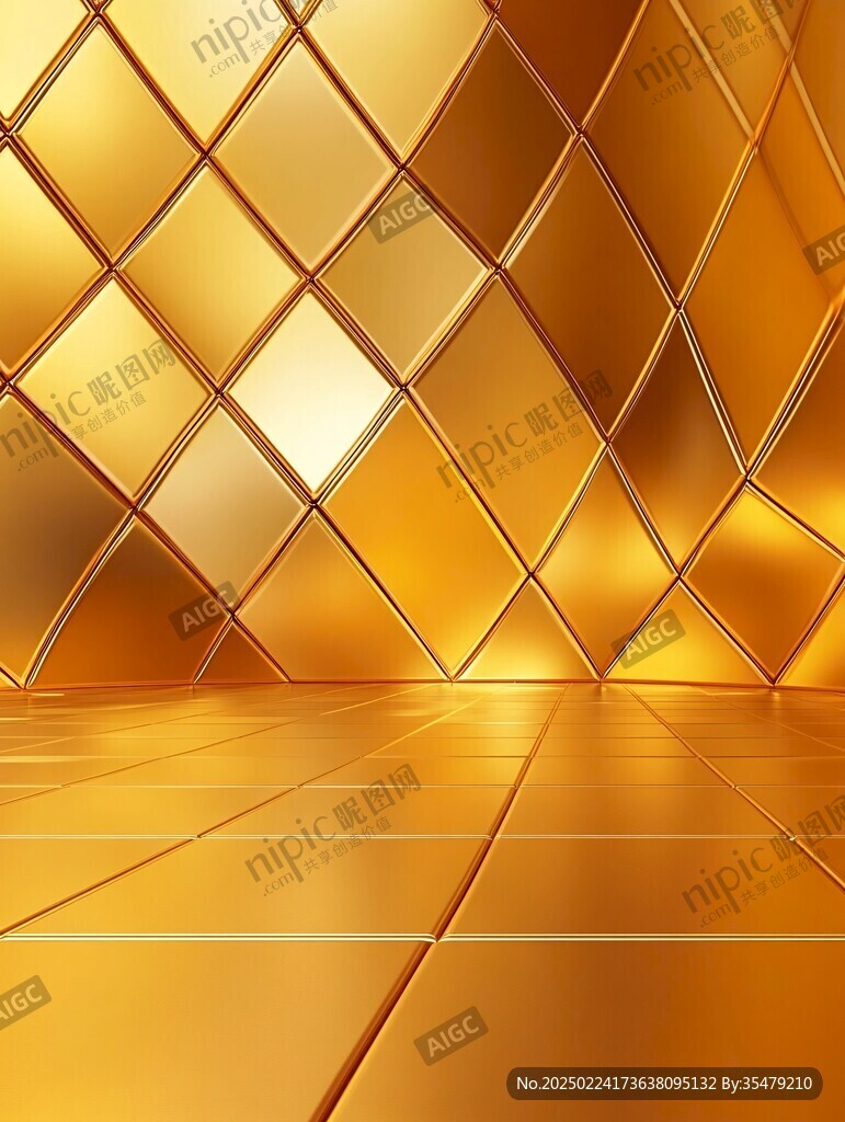 立体感金色背景素材