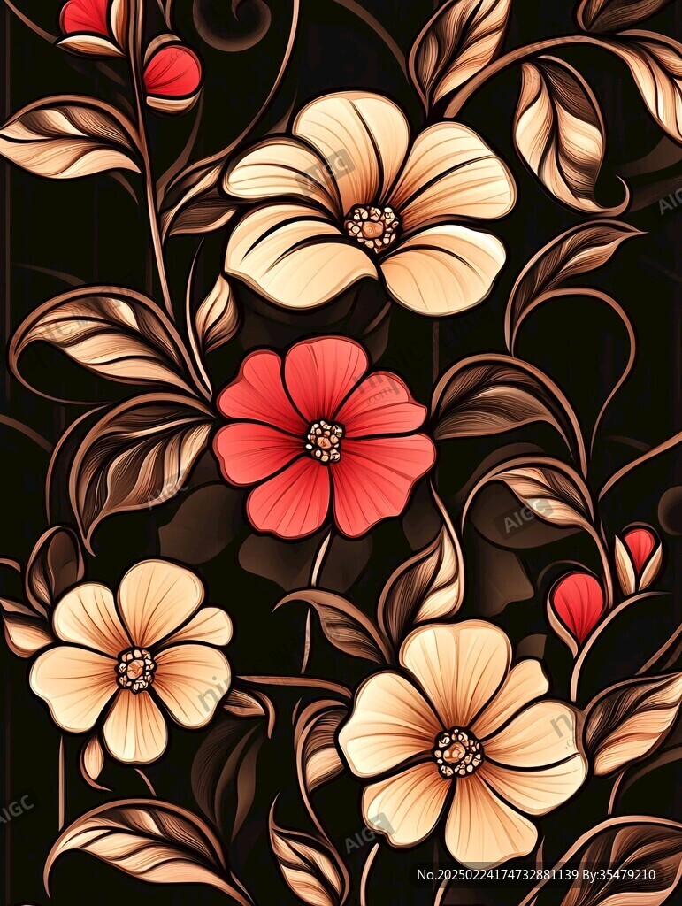 花金属底纹