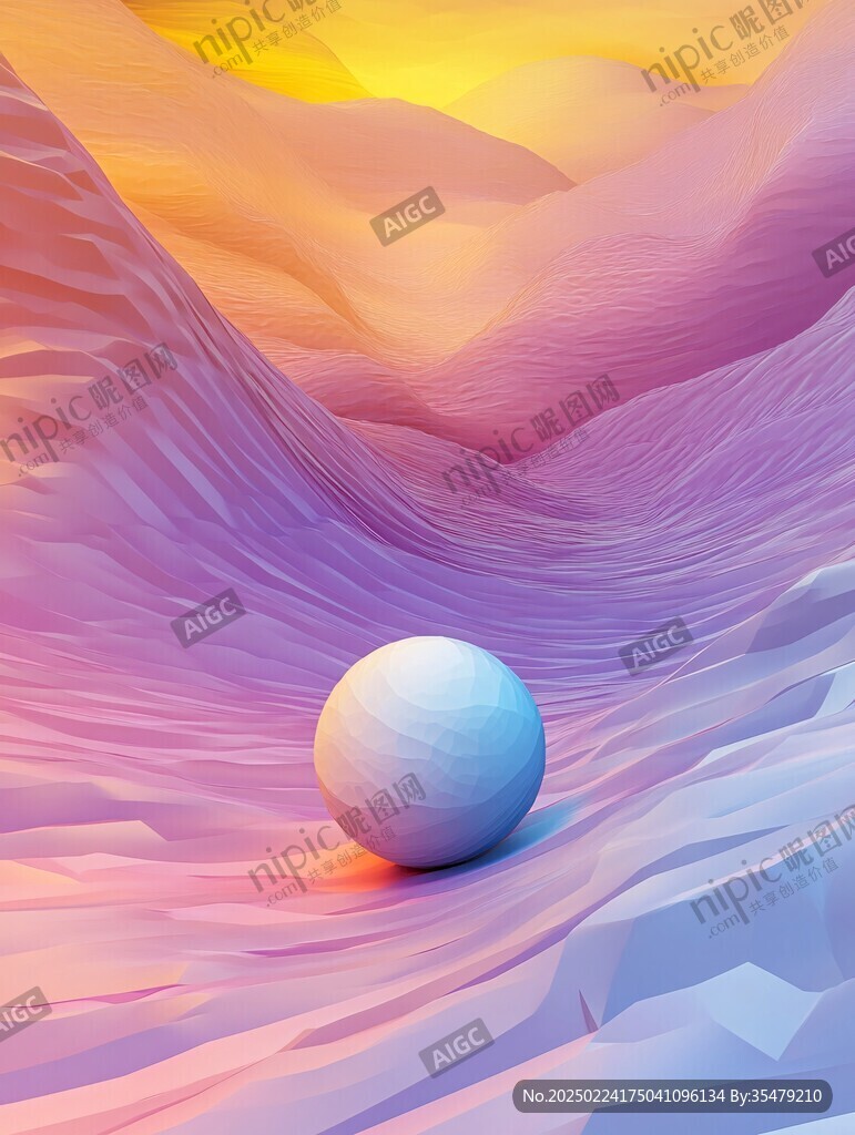 创意图案设计渐变球形