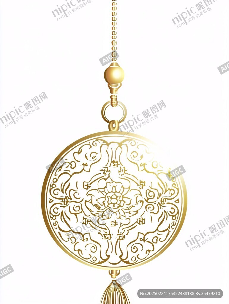 金色吉祥挂件