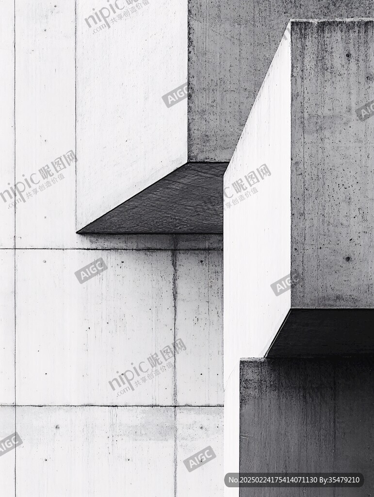 混凝土建筑肌理