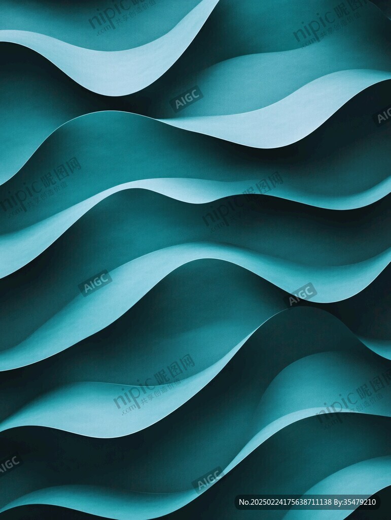 波浪立体纹理