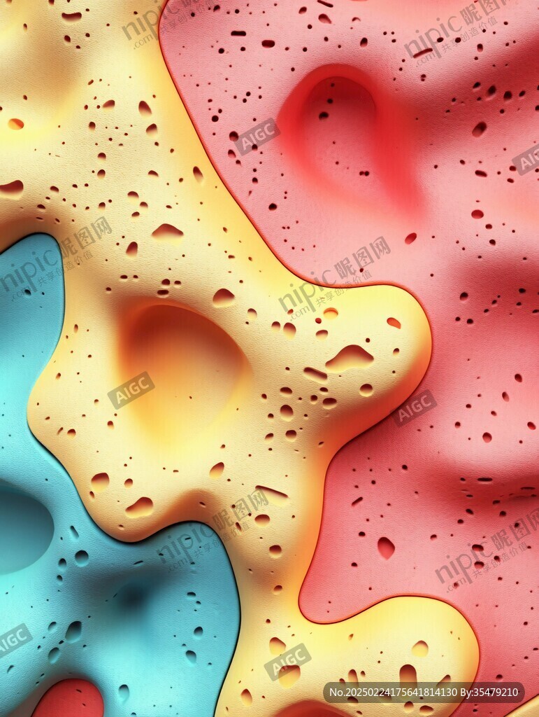 肌理彩色流体背景