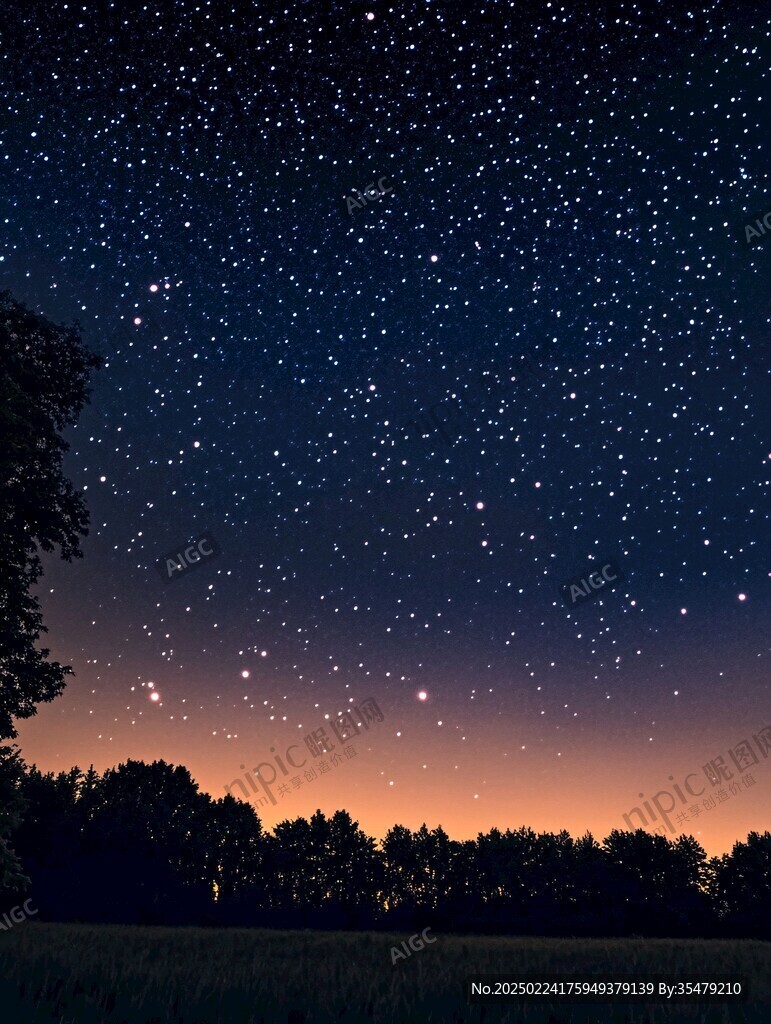 满天繁星主题